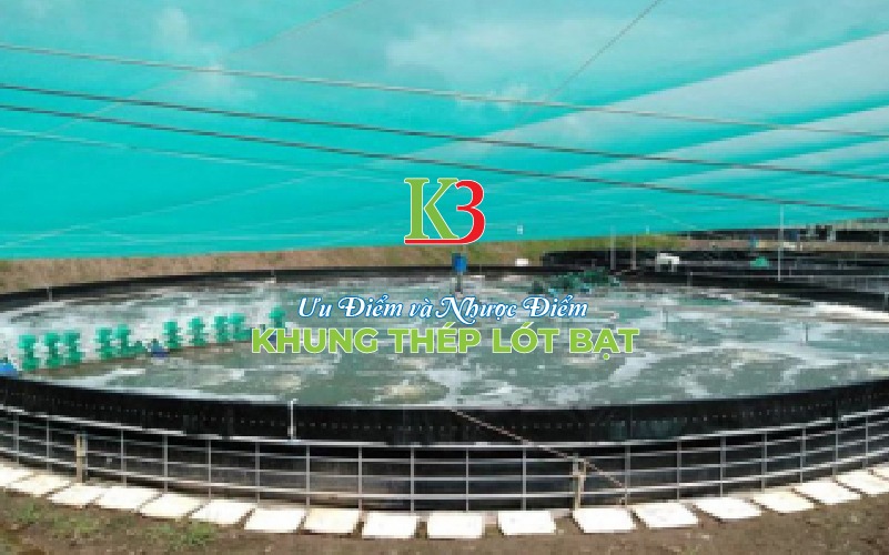Ưu Điểm và Nhược Điểm Của Ao Nuôi Tôm Thẻ Chân Trắng Dạng Khung Thép Lót Bạt