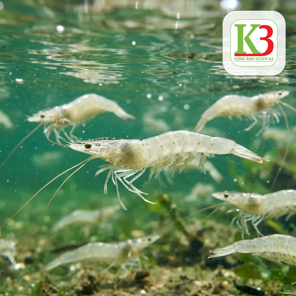 Tôm sau lột xác cần khoáng để hỗ trợ cứng vỏ
