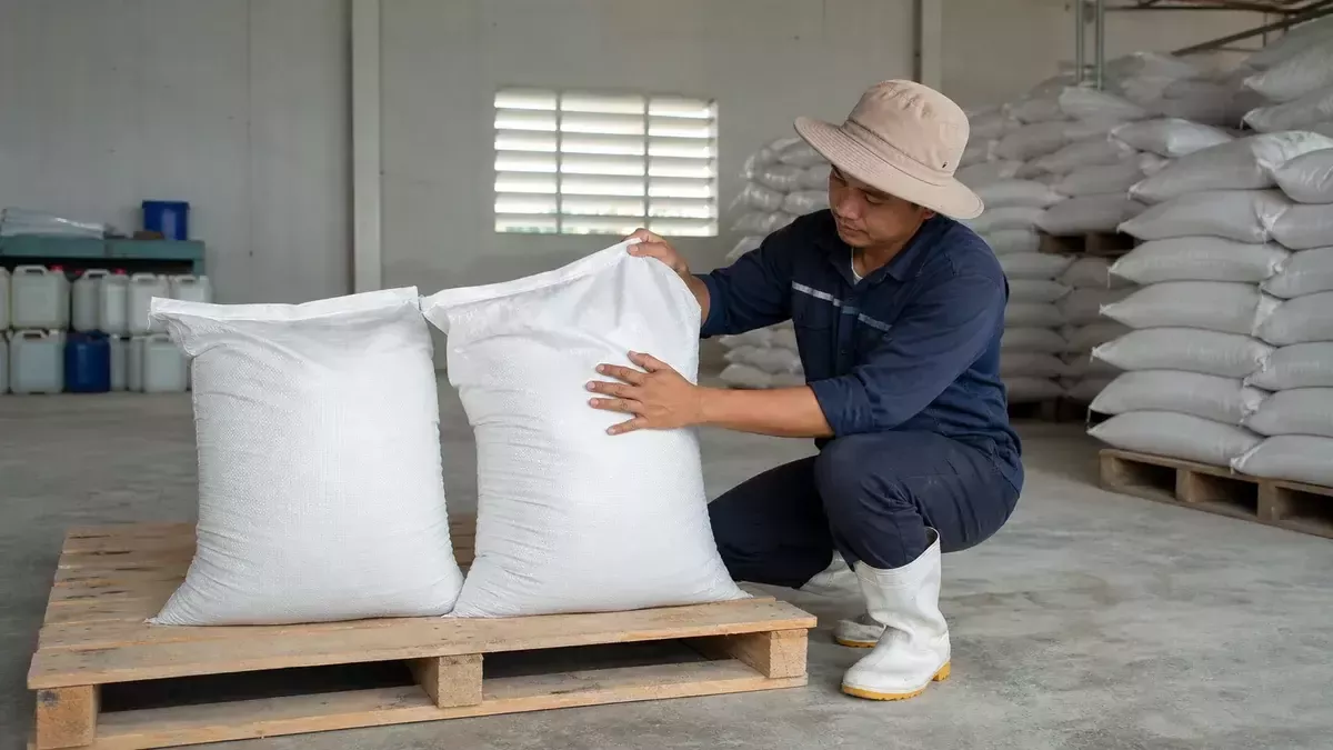 khoáng cho tôm bị vón cục