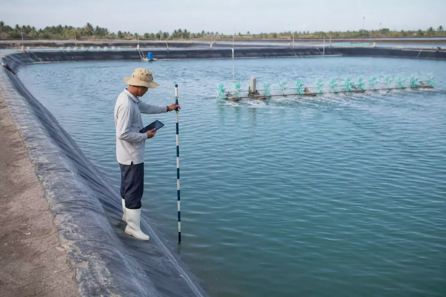 tính thể tích ao tôm