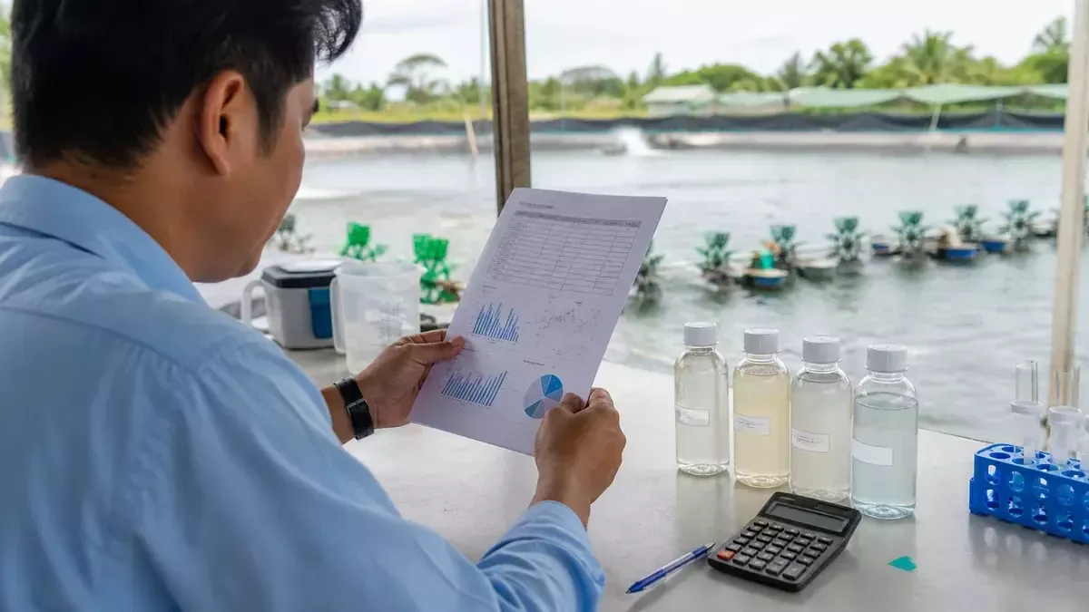 xét nghiệm khoáng nước ao tôm